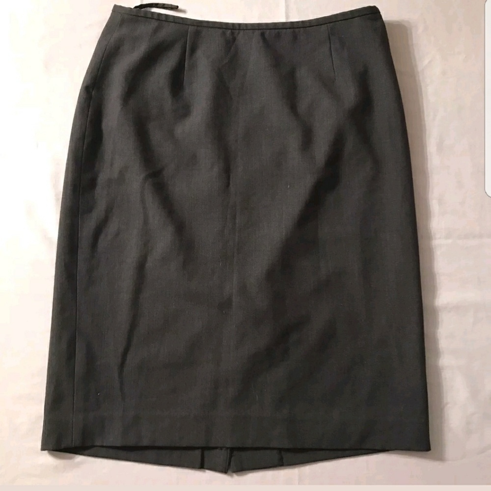 CALVIN KLEIN Womens Gray Skirt